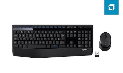 Tipkovnica + miš LOGITECH MK345 Wireless Combo, bežična